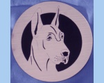 Great Dane head magnet